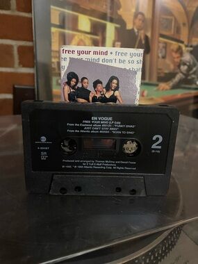 Envogue Black Cassette Tape with Illustrated J-Card